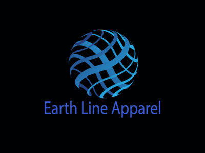 Earth Line Apparel earth logo earth logo design logo design nique logo unique logo design