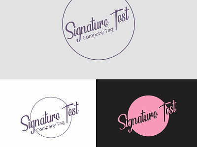 Signature Logo Design