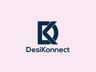 DK letter logo