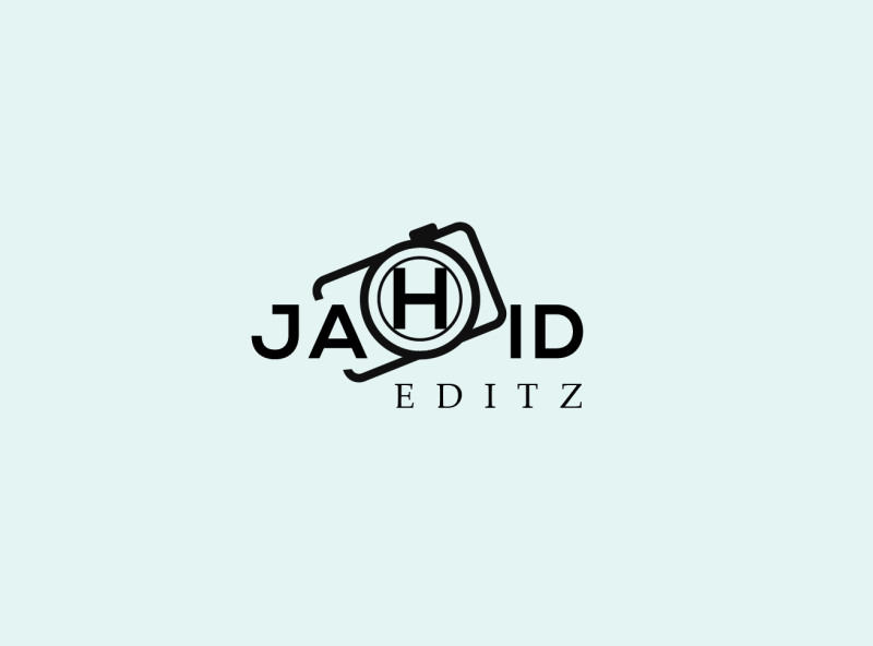 Jahid photo edit logo by Md Din Islam on Dribbble