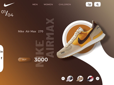 Nike Design design ui web illustrator