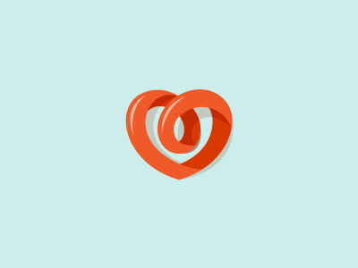 A Heart george bokhua logo mark milash symbol