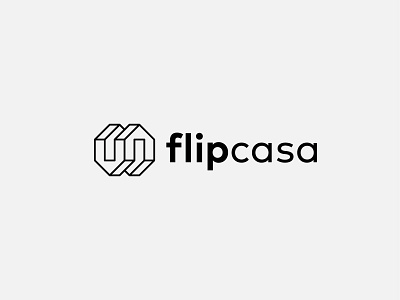 flipcasa brand identity branding identity logo logotype mark symbol typography
