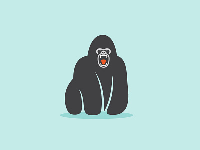Gorilla2 animal ape george bokhua gorilla logo mark milash symbol