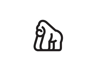Gorilla3 * george bokhua gorilla logo mark milash symbol