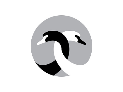 swans animal bird branding design identity logo logotype mark symbol