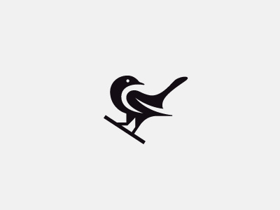 A Bird bird design figure logo mark