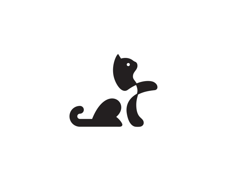 Black Cat by George Bokhua on Dribbble