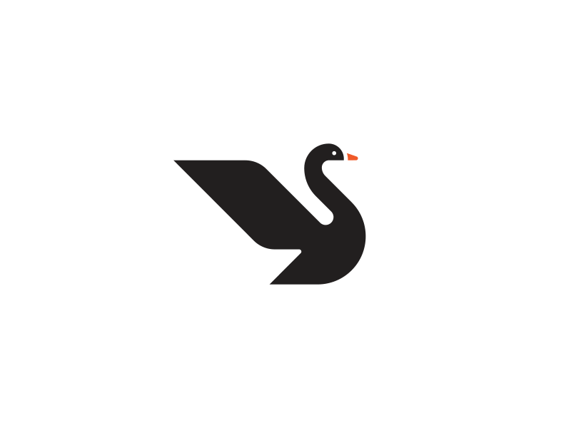 Swan 1 animal bird design identity illustration logo logotype mark swan symbol