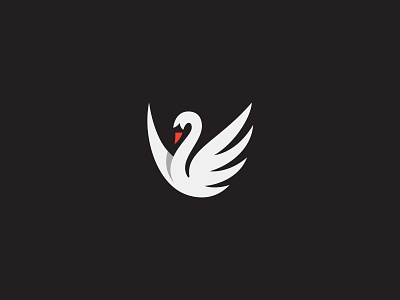 Old Swan bird design fly identity illustration logo logotype mark swam animal symbol wilderness