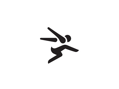 Jump design identity illustration jump logo logotype mark symbol