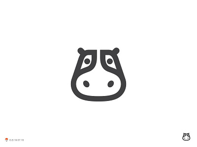 hippo design hippo identity illustration logo logotype mark symbol