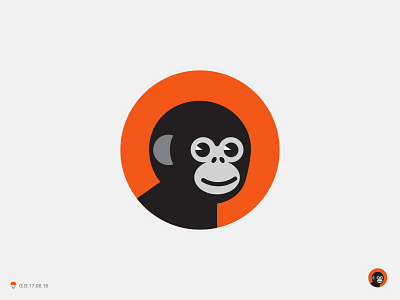 Baby Chimp ape chimp design identity illustration logo logotype mark monkey symbol