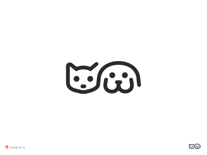 Cat And Dog 2* by George Bokhua on Dribbble