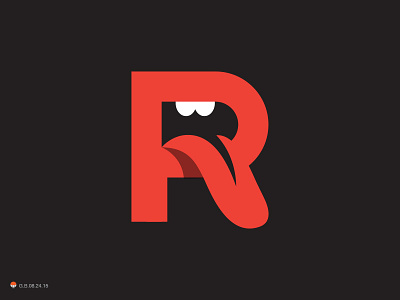 Rolling R identity letter letterform logo mark r rolling stones symbol