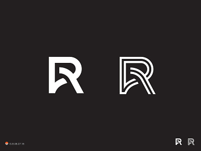 R's design identity illustration letter letterform logo logotype mark monogram symbol type