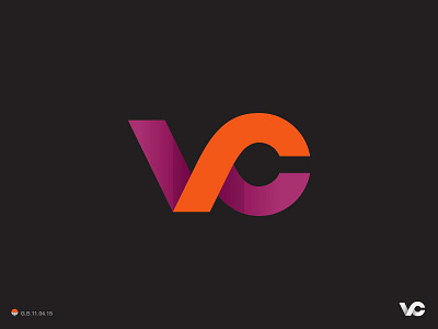 VC design identity illustration letter letterform logo logotype mark monogram symbol type v