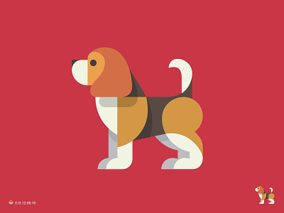 Beagle animal beagle dog george bokhua hound logo mark milash pet symbol