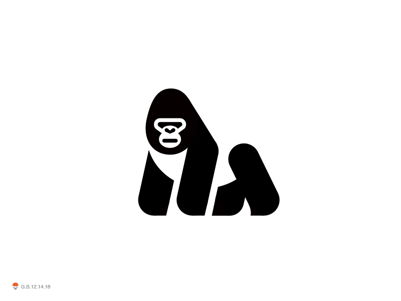 Gorilla by George Bokhua on Dribbble