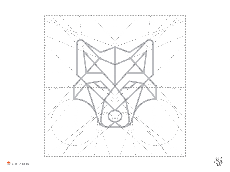 Wolf Grid by George Bokhua on Dribbble