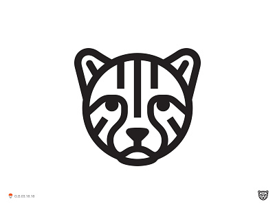 Wild Cat cat cheetah logo mark symbol wild