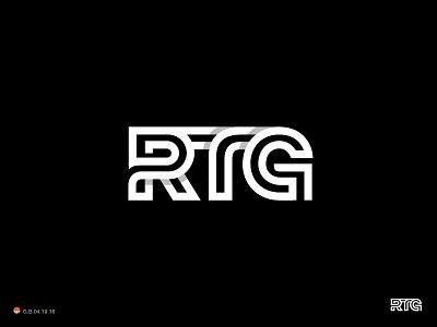 RTG (railway related brand) identity logo mark monogram symbol typography
