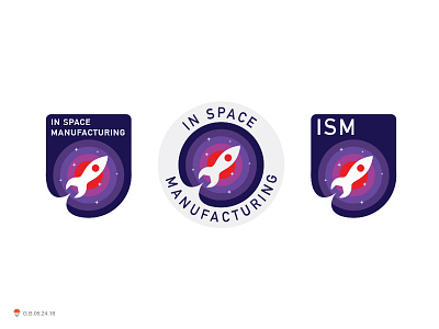 ISM identity logo mark nasa patch symbol