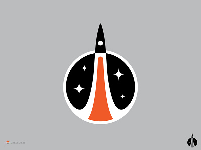 Rocket bird identity logo mark nasa rocket ship space symbol