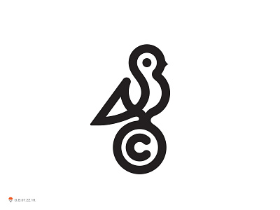 C Bird bird design identity logo logotype mark symbol wordmark