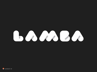 Lamba Type identity letterform logo mark symbol typography wordmark