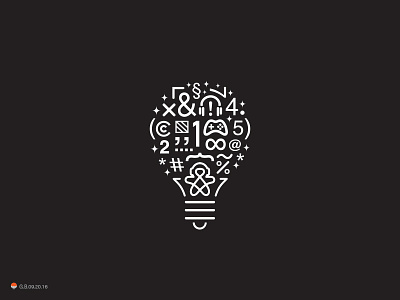 A Bulb* design identity logo logotype mark symbol