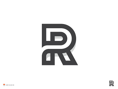 R design identity letter logo logotype mark r symbol type typography