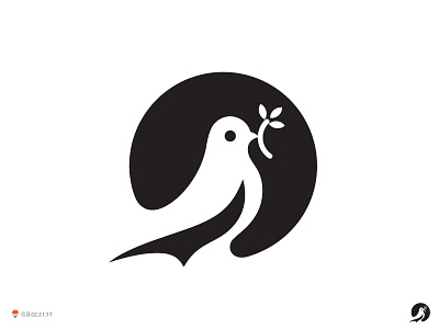 Peace identity logo mark peageon symbol