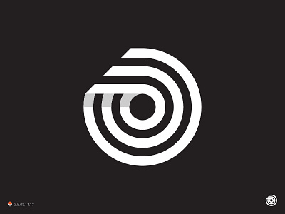 bent circle 2 identity logo logotype mark symbol