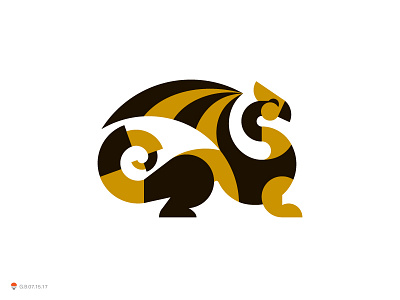Dragon identity logo logotype mark symbol