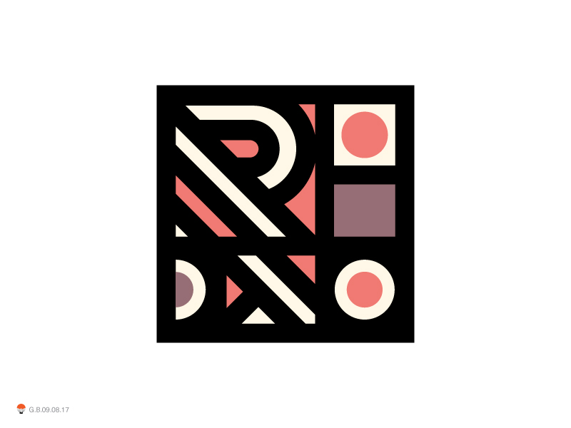 Abstract Color abstract logotype identity symbol mark logo