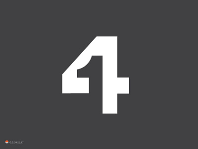 41 identity logo logotype mark monogram number symbol