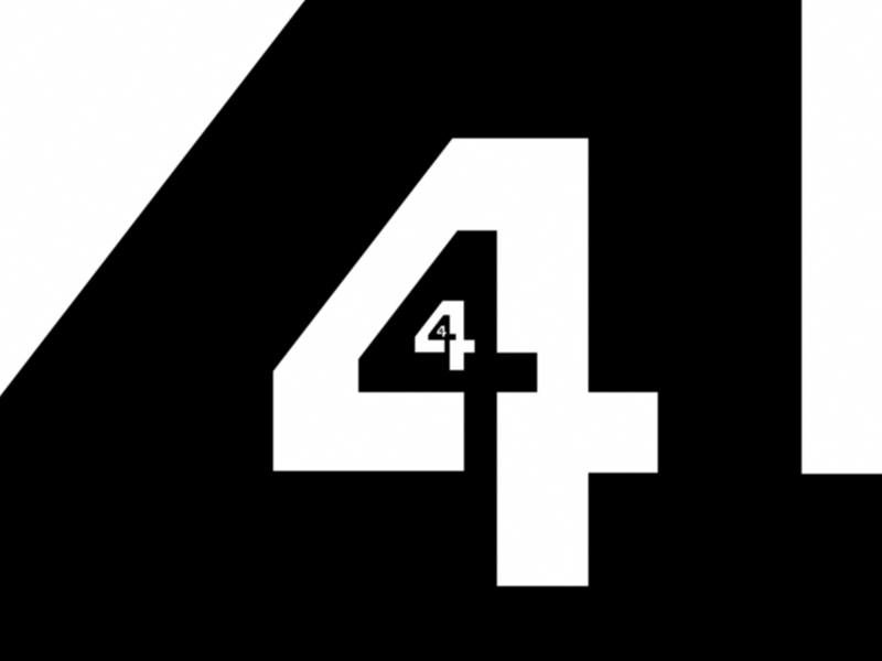 4 ever identity logo logotype mark number symbol