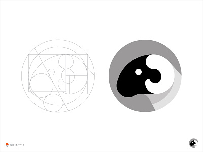grid&sheep animal identity logo logotype mark symbol