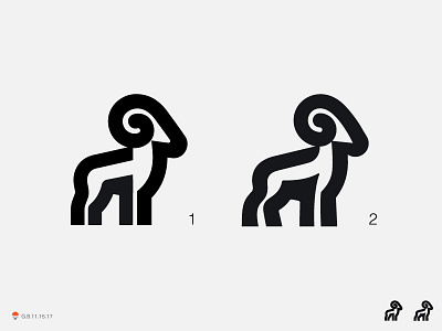 Rams animal identity illustration logo logotype mark symbol