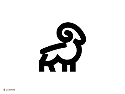 Ram identity logo mark symbol typography