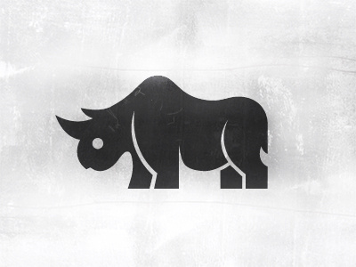 Hew Rhino logo mark milash rhino symbol