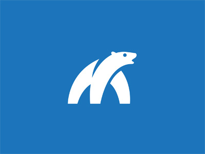 Polar Bear bear logo mark milash polar