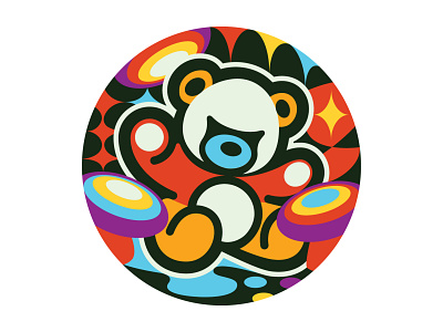 teddy color design identity illustration mark
