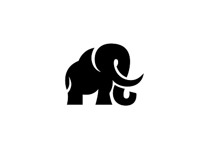 Elephant elephant logo mark milash symbol