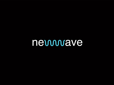Newwave logo mark symbol type