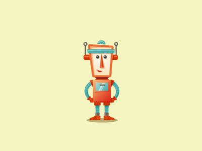 Robo illustration robot