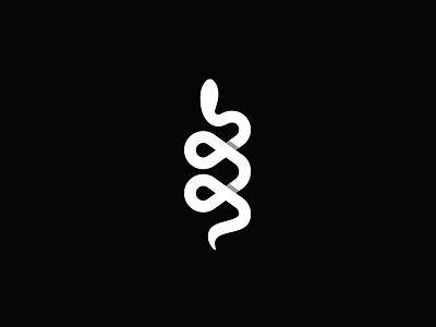 Snake animal logo mark snake symbol