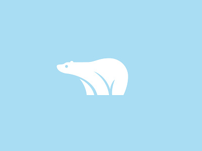 Polar Bear bear design ice iceberg illustration logo mark nature symbol