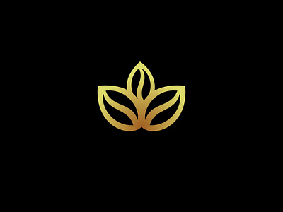 Leaf logo agriculture logo brand coffee logo farm logo gold leaf gold leaf logo gold logo icon design leaf logo leaves logo logo design modern logo design vector